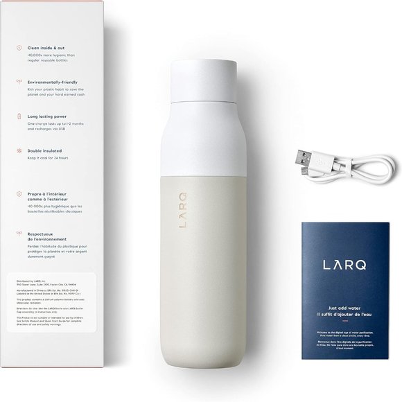 LARQ Bottle - Self-Cleaning and Insulated Stainless Steel Water Bottle  17oz - Picture 5 of 11